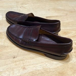 Mens Sebago brown loafers s10